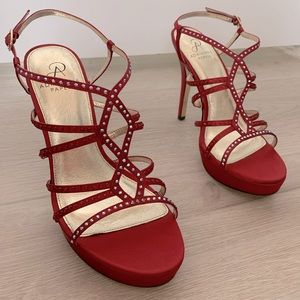 Adrianna Papell Gorgeous Red Heels - New